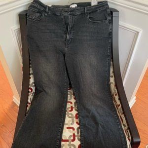 ALWAYS FITS GOOD CLASSIC BOOTCUT JEANS BLACK Size 20